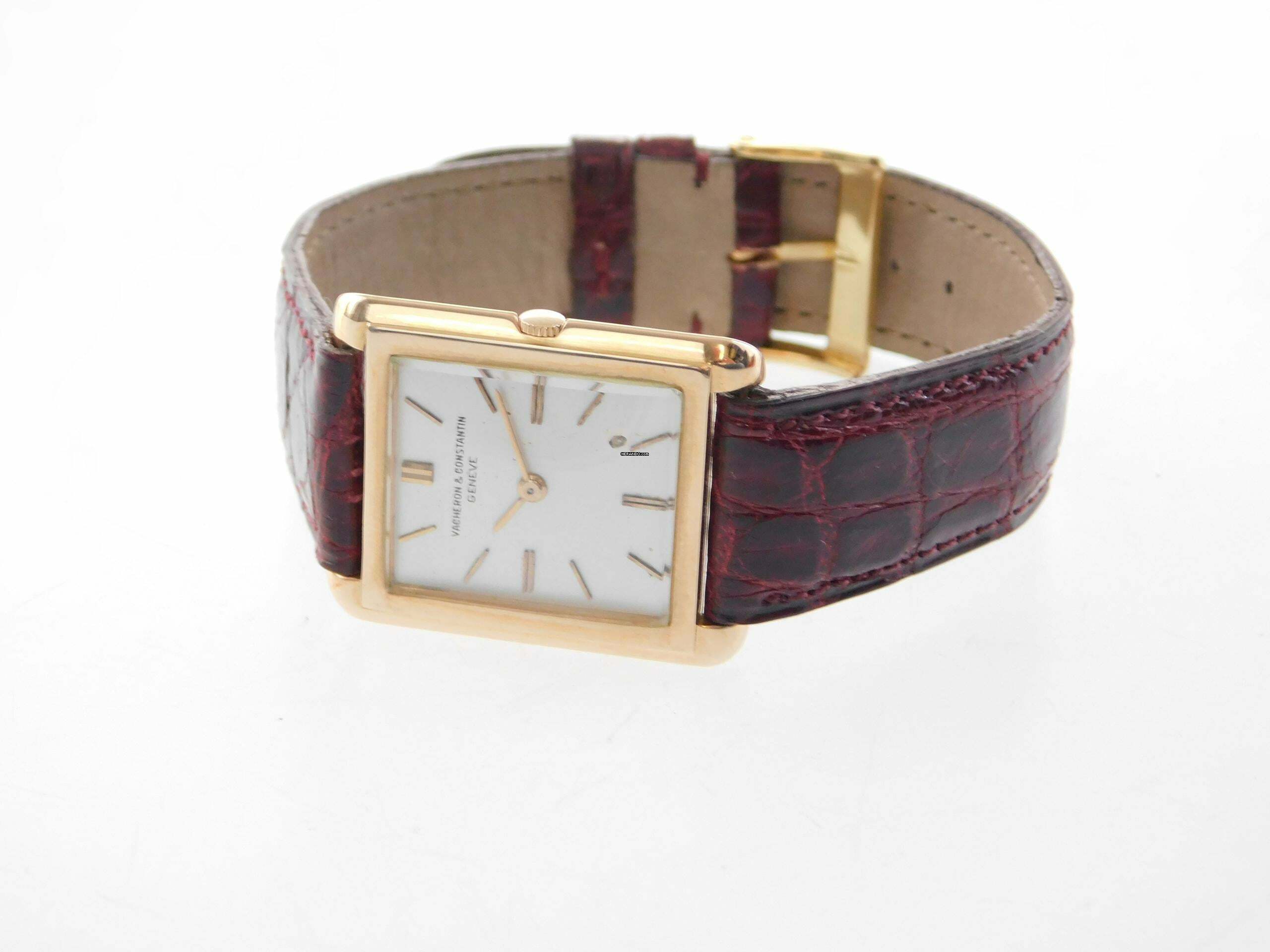 Thumbnail von Vacheron Constantin Tank Ultra Thin 18 Karat Rotgold RARE Kaliber 1003 Handaufzug 4,5mm flach unpolished original condition Rare