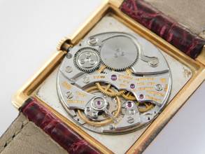 Thumbnail von Vacheron Constantin Tank Ultra Thin 18 Karat Rotgold RARE Kaliber 1003 Handaufzug 4,5mm flach unpolished original condition Rare