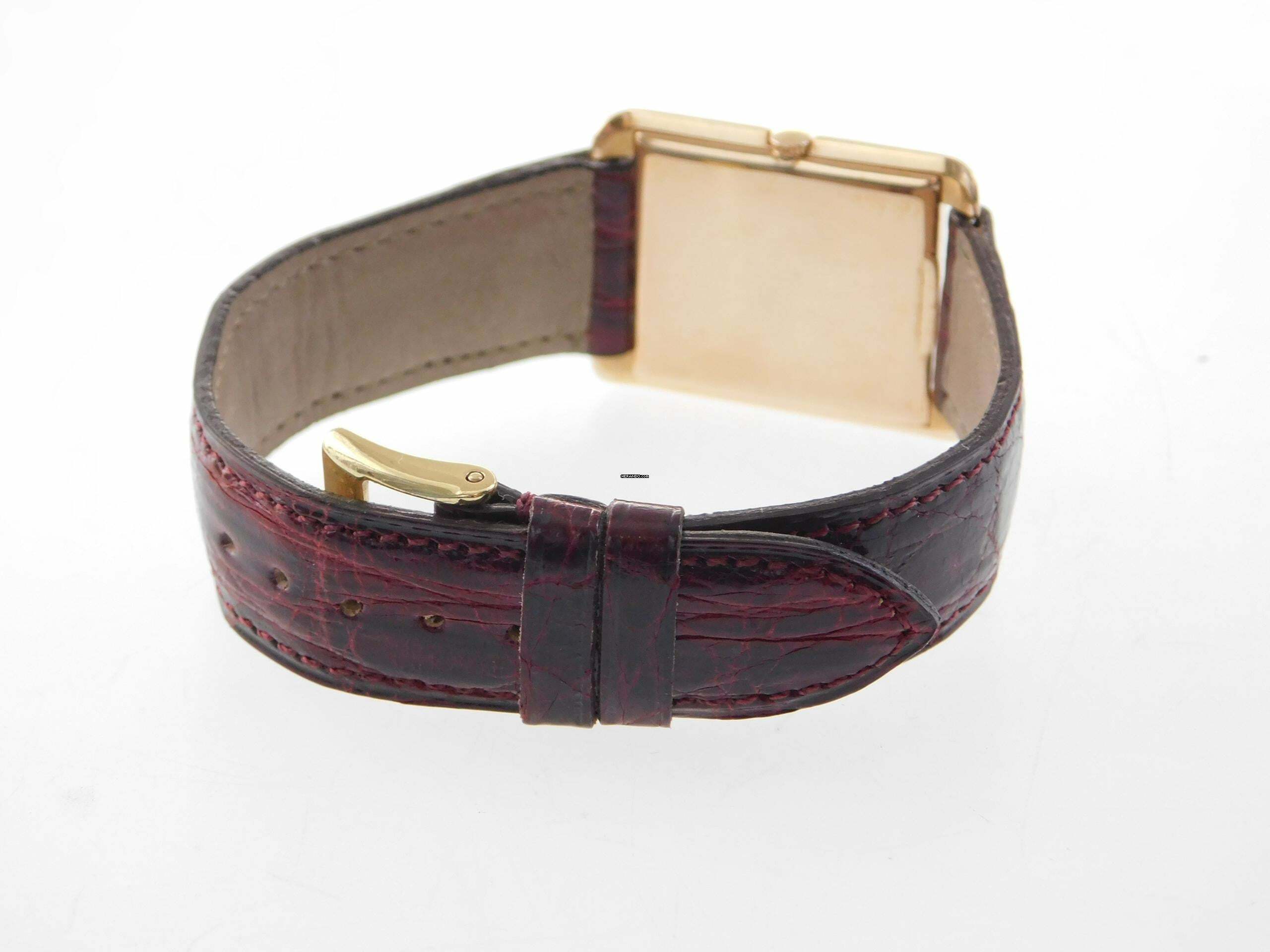 Thumbnail von Vacheron Constantin Tank Ultra Thin 18 Karat Rotgold RARE Kaliber 1003 Handaufzug 4,5mm flach unpolished original condition Rare