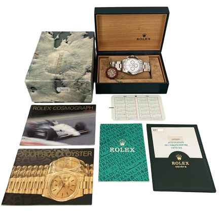  Rolex Daytona 16520 N31 Series white tritium dial 1992 Full Set 