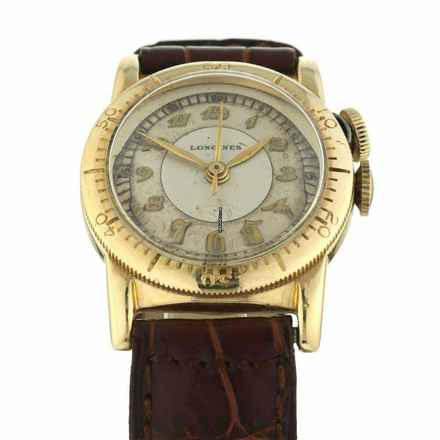  Longines Weems Military Navigation Watch solid gold 