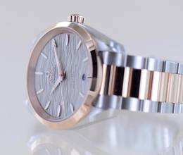 Thumbnail von Omega Seamaster Aqua Terra 150M Stahl Sedna 38 mm grey dial Roségold new B+P