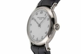 Thumbnail von Patek Philippe Calatrava Lady 18K (0,750) Weissgold Handaufzug Damen Ref. 4860