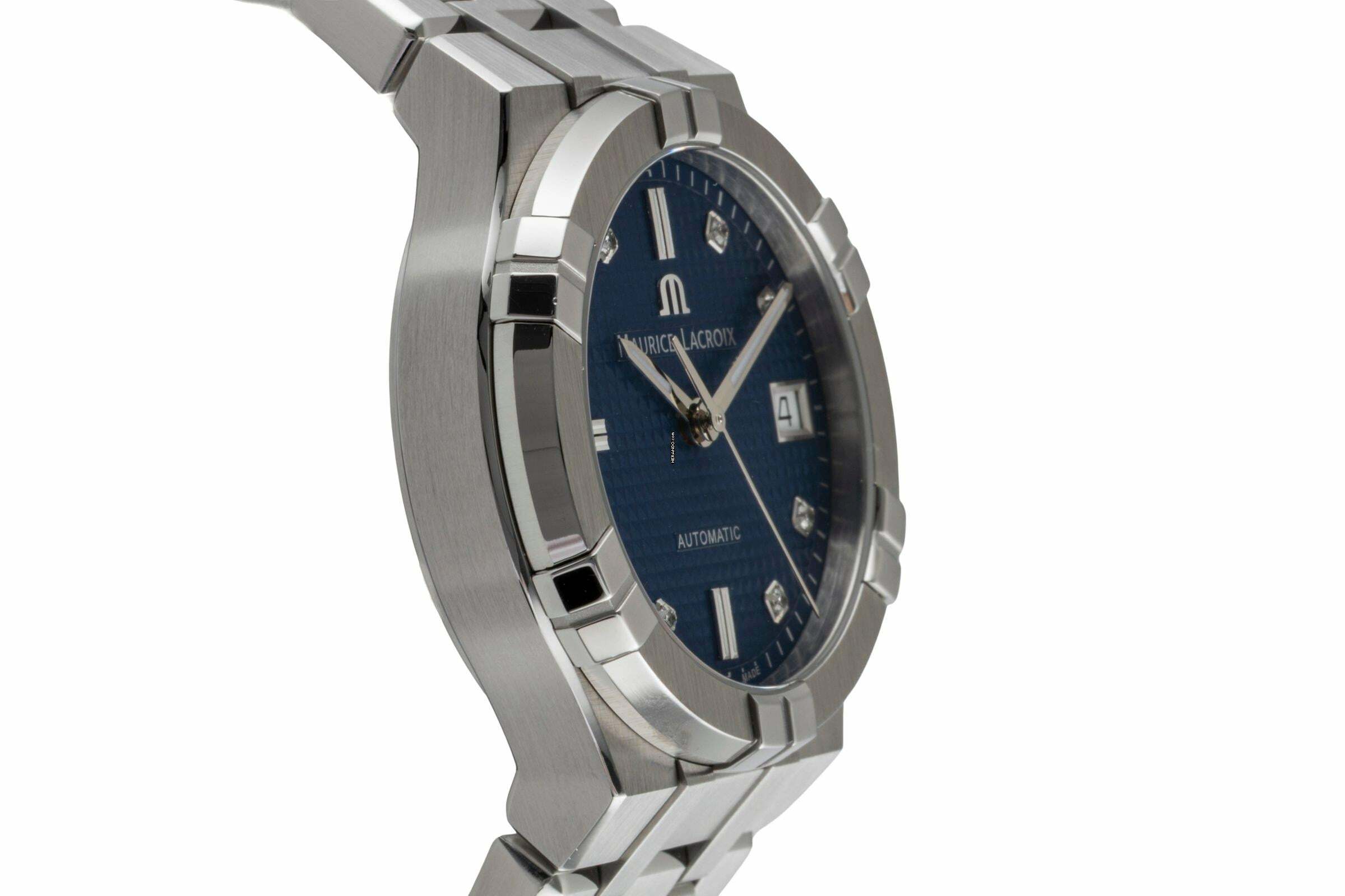 Thumbnail von Maurice Lacroix AIKON Stahl Automatik Damenuhr Ref. AI6006-SS002-450-1 B&P 2023