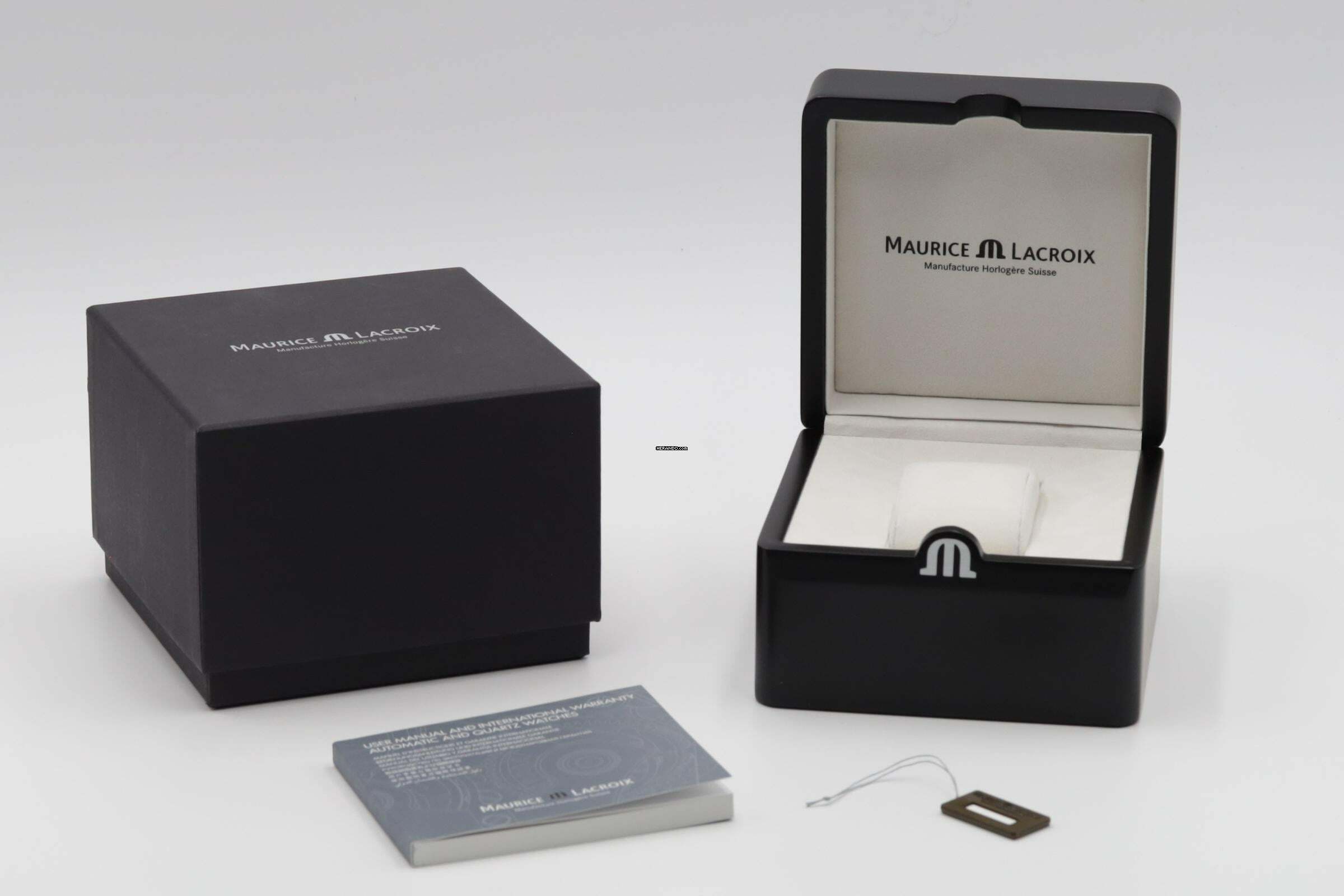 Thumbnail von Maurice Lacroix AIKON Stahl Automatik Damenuhr Ref. AI6006-SS002-450-1 B&P 2023