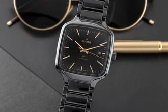 Thumbnail von Rado True Square Keramik / Titan Automatik Ref. 01.763.6078.3.016 B&P 2024