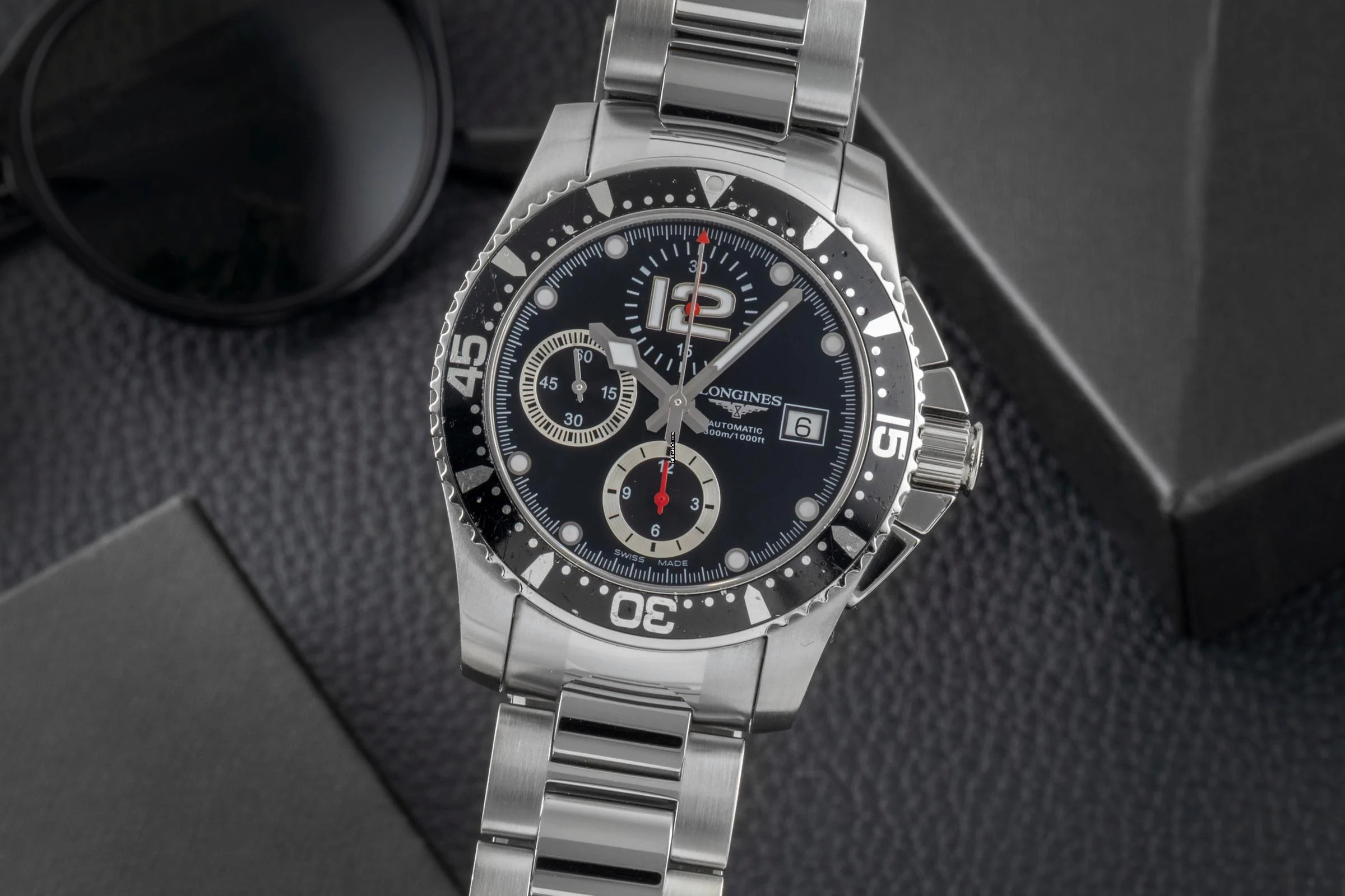 Thumbnail von Longines HydroConquest Hydro Conquest Chronograph Automatik Stahl Ref. L3.644.4 Box