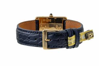 Thumbnail von Cartier Tank must Tank LM Silber vergoldet Quarz Herrenuhr Medium Ref. W1013754