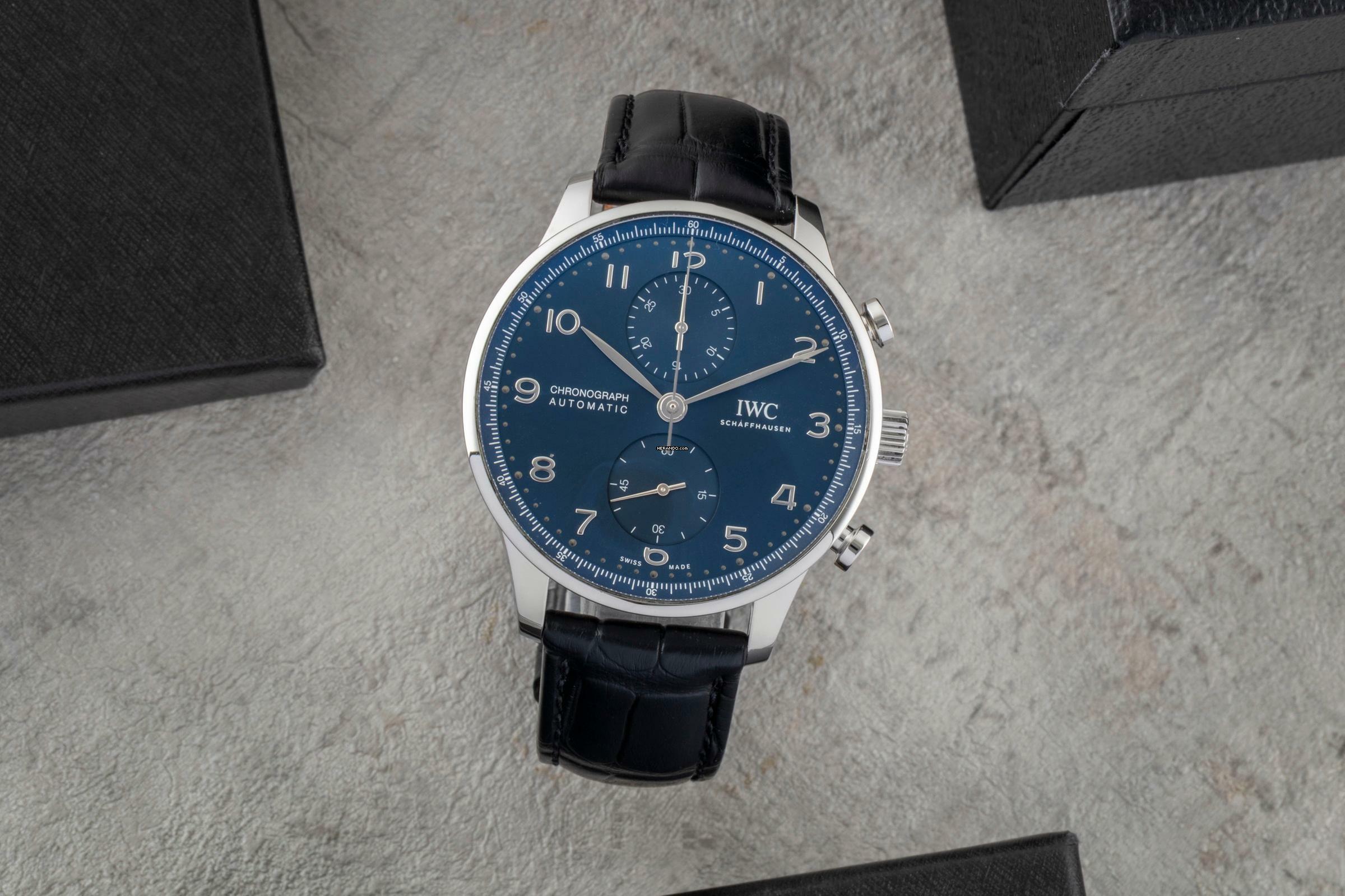 Thumbnail von IWC Portugieser Chronograph Stahl Automatik Herrenuhr Ref. IW371606