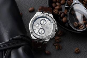 Thumbnail von Maurice Lacroix AIKON Chronograph Stahl Quarz Ref. AI1018-SS001-1301 B&P 2018