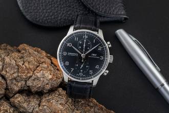 Thumbnail von IWC Portugieser Chronograph Stahl Automatik Herrenuhr Ref. IW371447