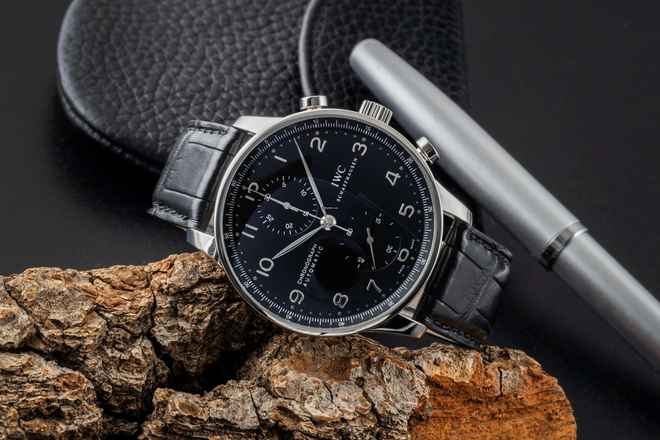  IWC Portugieser Chronograph Stahl Automatik Herrenuhr Ref. IW371447 