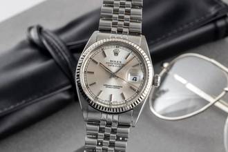 Thumbnail von Rolex Datejust 36 Stahl / Weissgold Automatik Herrenuhr Ref. 16014 Box