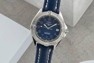 Thumbnail von Breitling Colt Automatic 300M Automatik Datum Blue Dial Edelstahl Herrenuhr Ref. A17035