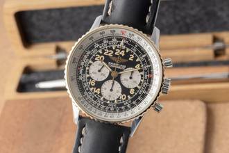 Thumbnail von Breitling Navitimer Cosmonaute Chronograph Stahl / Gold Handaufzug Ref. B12019