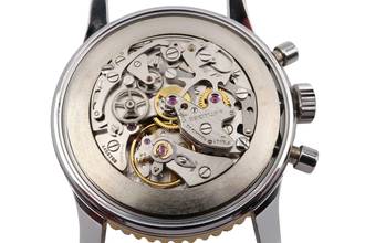 Thumbnail von Breitling Navitimer Cosmonaute Chronograph Stahl / Gold Handaufzug Ref. B12019