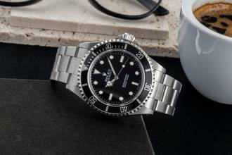 Thumbnail von Rolex Submariner (No Date) Oyster Edelstahl Automatik Herrenuhr Ref. 14060M