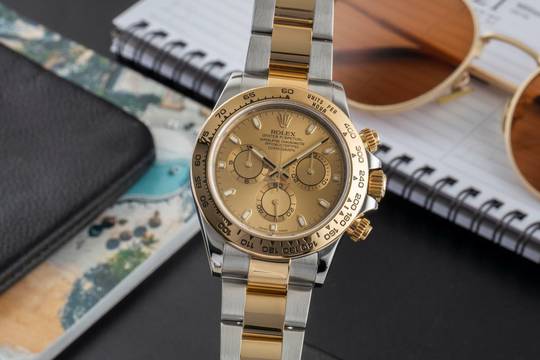  Rolex Daytona Chronograph Stahl / Gold Automatik Herren Ref. 116503 B&P 2019 