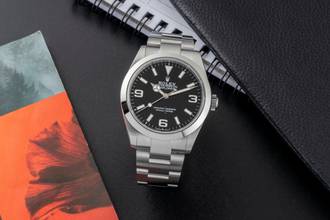 Thumbnail von Rolex Explorer 40 Oyster Edelstahl Automatik Herrenuhr Ref. 224270 Papiere 2025