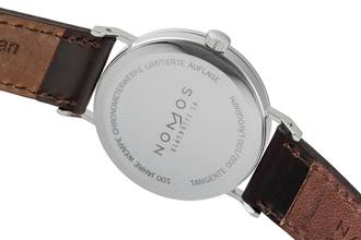 Thumbnail von NOMOS Tangente Stahl Handaufzug Herrenuhr Lävograph Limited Box & Papiere 2005