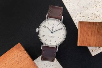 Thumbnail von NOMOS Tangente Stahl Handaufzug Herrenuhr Lävograph Limited Box & Papiere 2005