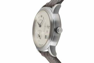 Thumbnail von Glashütte Original PanoMaticDate Stahl Automatik Herrenuhr Ref. 90-01-02-02-04