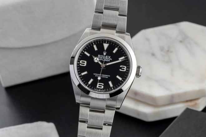  Rolex Explorer 40 Oyster Edelstahl Automatik Herrenuhr Ref. 224270 B&P 2025 