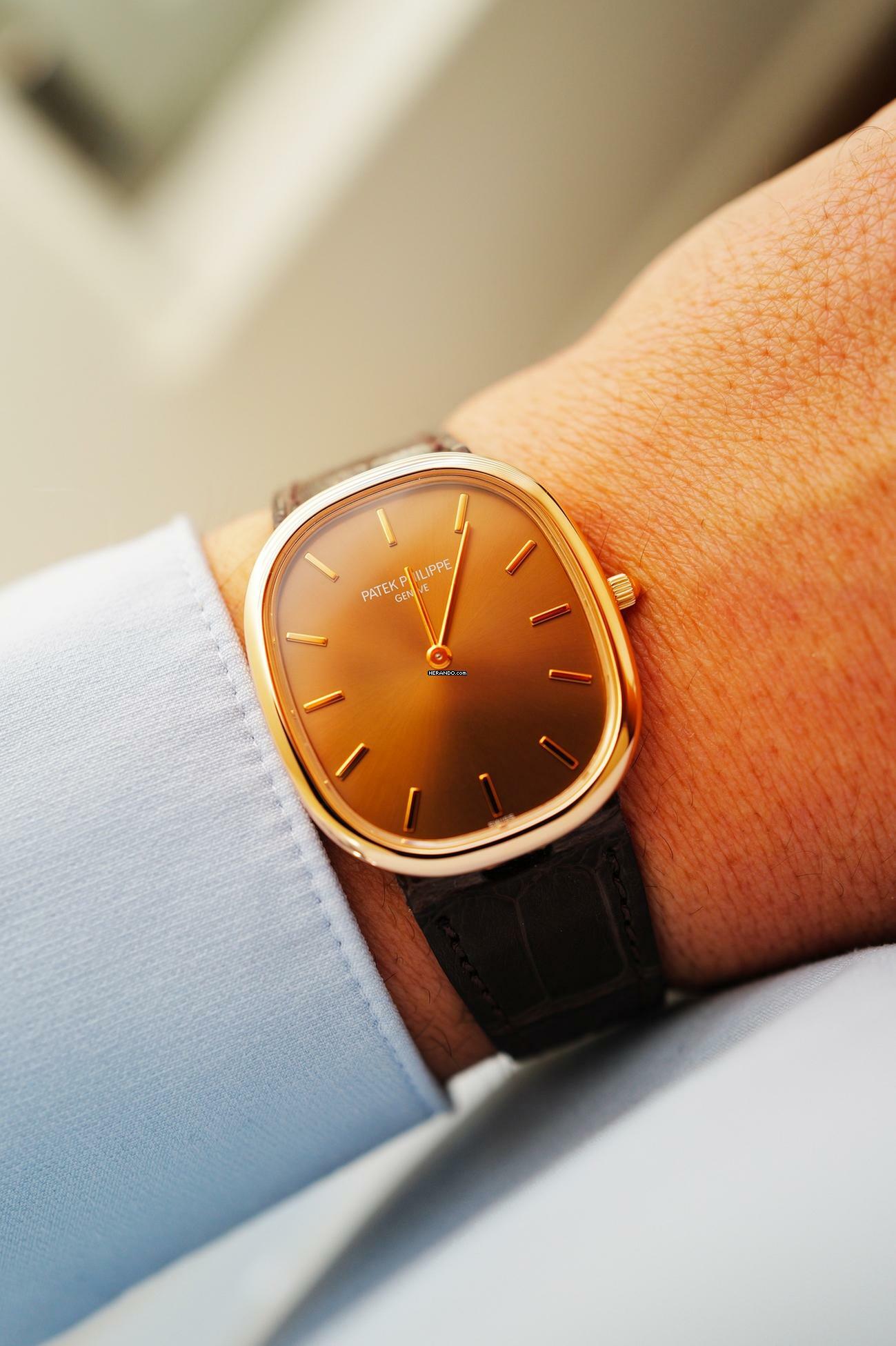 Thumbnail von Patek Philippe Ellipse d'Or Golden Ellipse Ellipse rose gold Mint condition