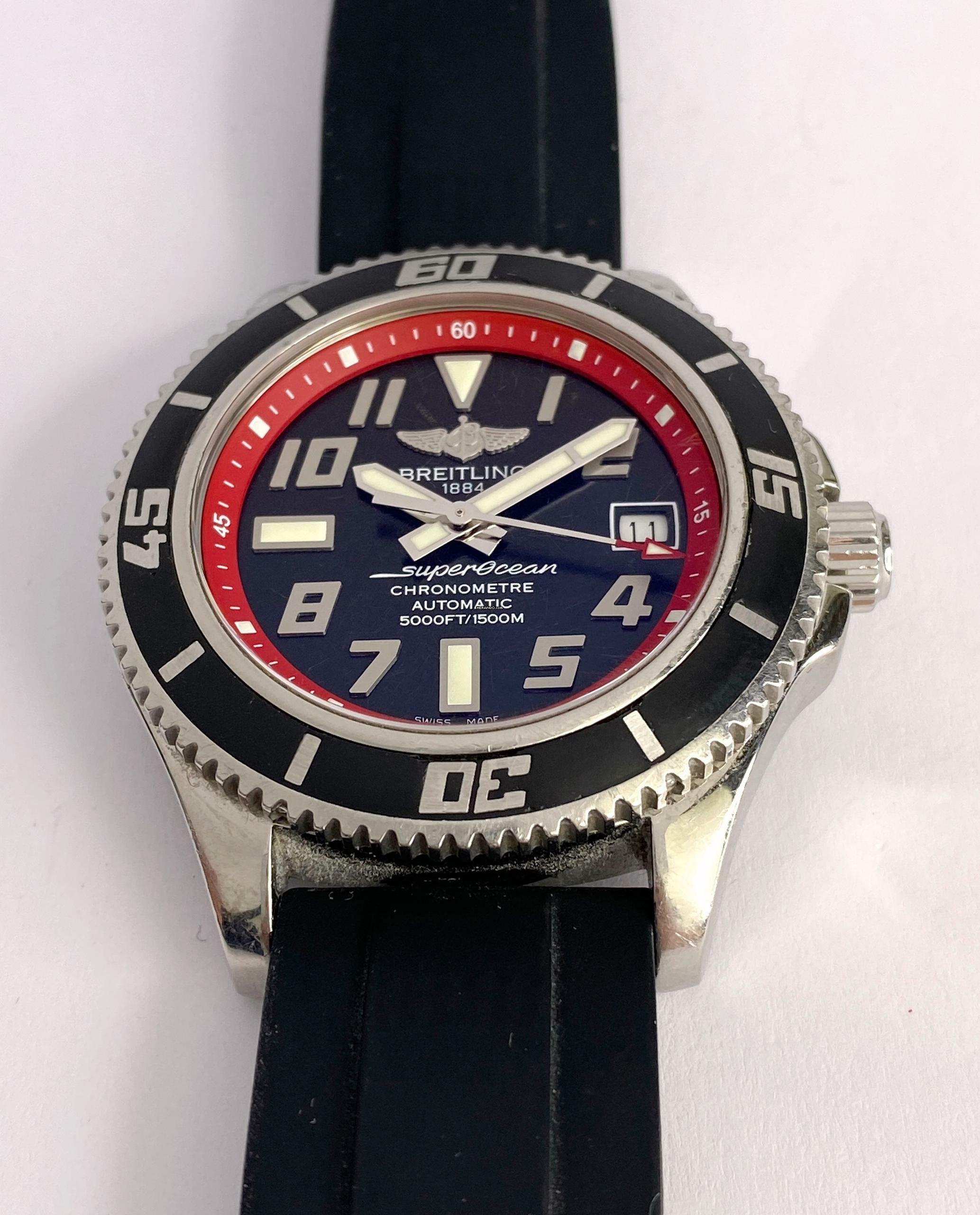 Thumbnail von Breitling Superocean 42 Chronometer Automatic Automtik Diver ref A17364 A17364
