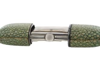 Thumbnail von Movado Ermeto 925 Sterling Silver Shagreen Purse Watch