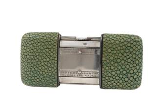 Thumbnail von Movado Ermeto 925 Sterling Silver Shagreen Purse Watch