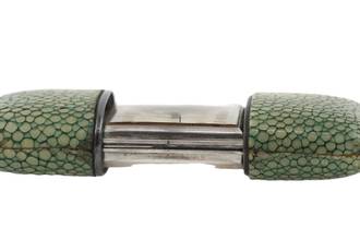 Thumbnail von Movado Ermeto 925 Sterling Silver Shagreen Purse Watch