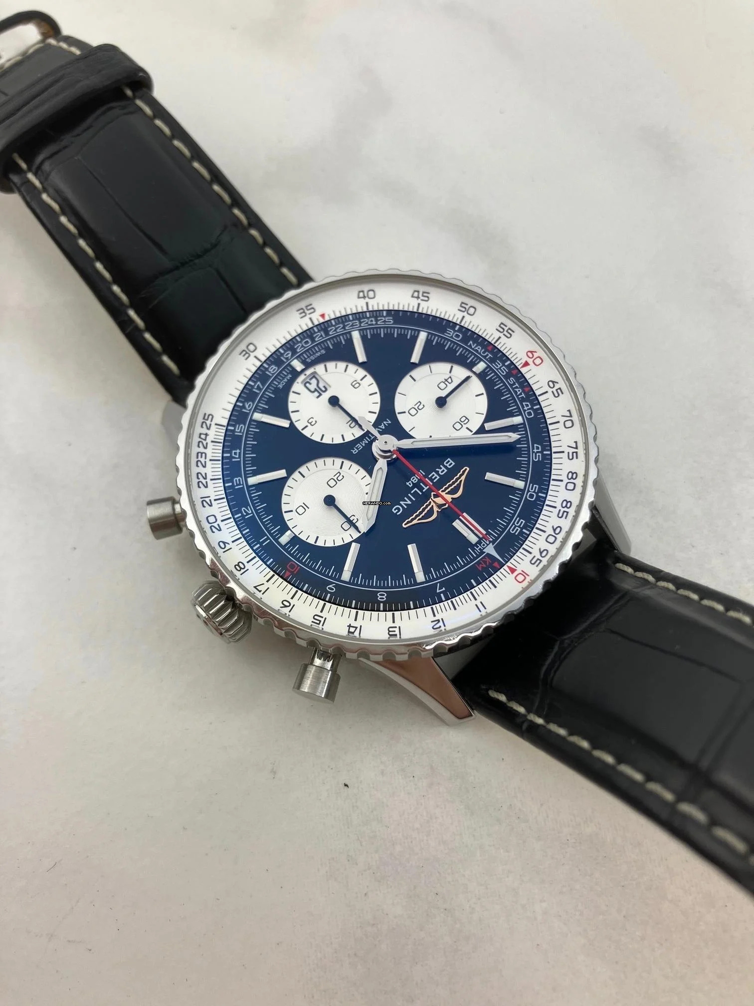 Thumbnail von Breitling Navitimer B01 Chronograph 43 Box + Papiere / super Zustand