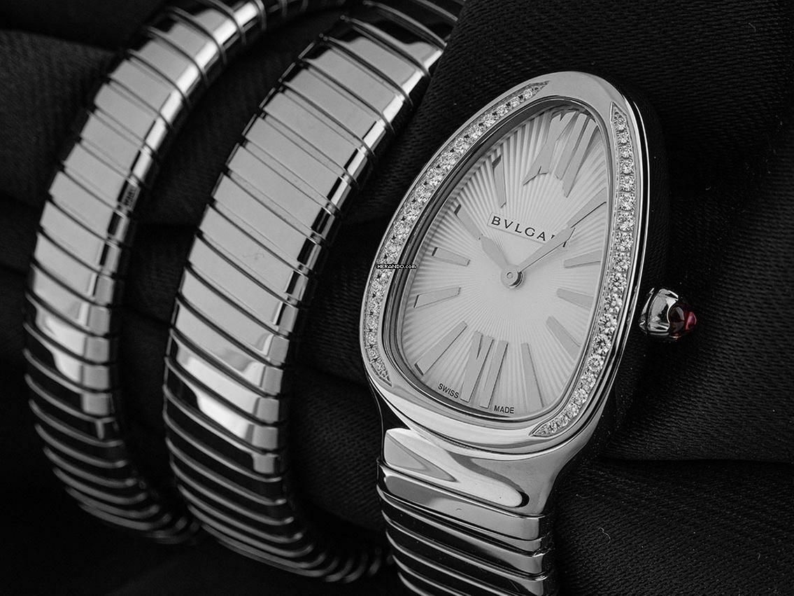 Thumbnail von Bulgari Serpenti Tubogas Ref.101910 2026 Full Set Ungetragen Serpenti Tubogas Diamanten