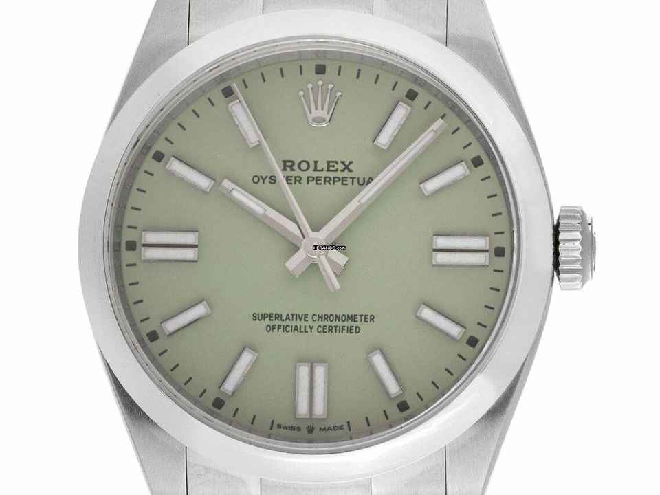  Rolex Oyster Perpetual Ref.134300 2026 Full Set Ungetragen Oyster Perpetual Pistachio 