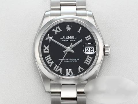  Rolex Datejust 31 31mm 178240 2015 Edelstahl Automatik Damenuhr Stahl Stainless Steel Oyster-band Chronometer Black Dial 