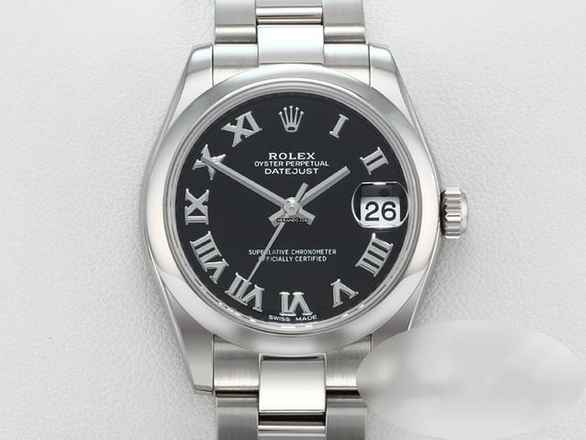  Rolex Datejust 31 31mm 178240 2015 Edelstahl Automatik Damenuhr Stahl Stainless Steel Oyster-band Chronometer Black Dial 