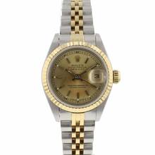 Thumbnail von Rolex Lady-Datejust 26 Steel/Gold Jubilee Champagne Dial