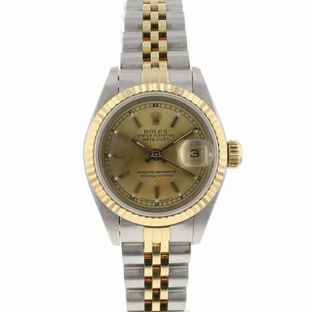  Rolex Lady-Datejust 26 Steel/Gold Jubilee Champagne Dial 