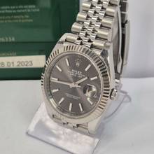 Thumbnail von Rolex Datejust 41 41mm Ouro Branco & Aço Rhodium Jubilee Automático Completo