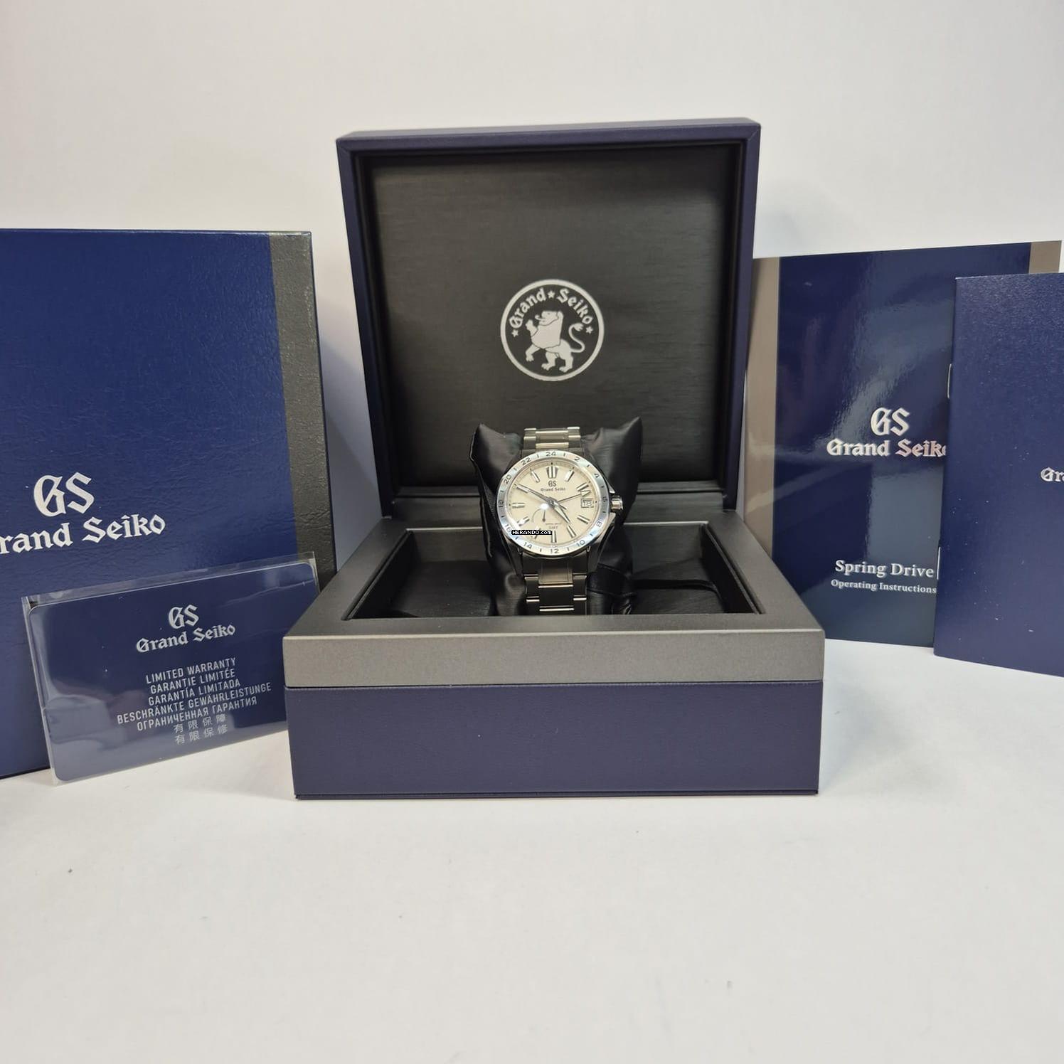 Thumbnail von Grand Seiko Evolution 9 Collection GMT Spring Drive 41mm Titanium Completo