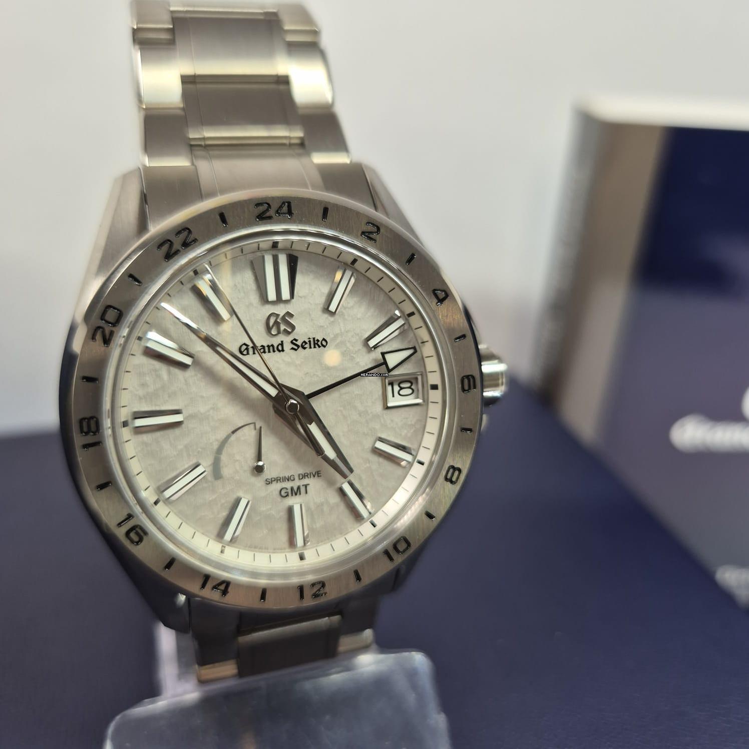 Thumbnail von Grand Seiko Evolution 9 Collection GMT Spring Drive 41mm Titanium Completo