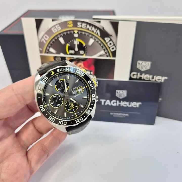  TAG Heuer Formula 1 Senna Special Edition 44mm Automático Completo 