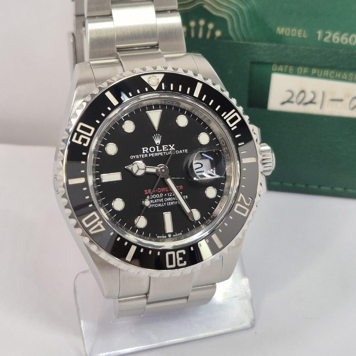Thumbnail von Rolex Sea-Dweller RED 1220m 43mm Automático Completo
