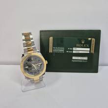 Thumbnail von Rolex Datejust II 41mm Ouro & Aço Wimbledon Dial Automático Completo