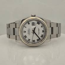 Thumbnail von Rolex Datejust 36 36mm Ouro Branco & Aço Automático Completo