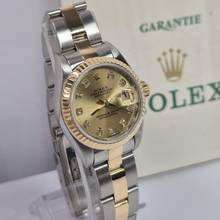 Thumbnail von Rolex Lady-Datejust Ouro & Aço & Diamantes 26mm Automático Completo
