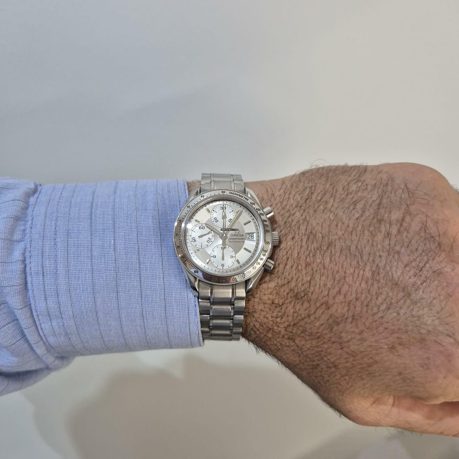 Thumbnail von Omega Speedmaster Date Full Steel 39mm Automático Completo