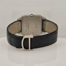 Thumbnail von Cartier Santos Dumont Ultra Thin Ouro Branco 35mm Corda Completo