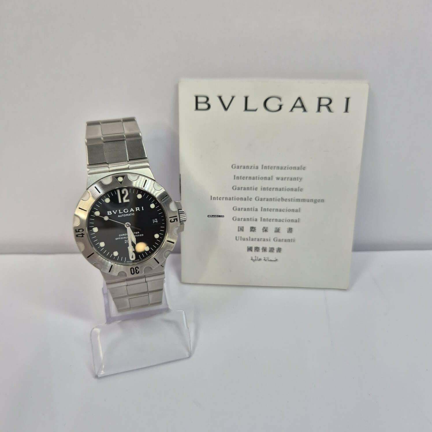 Thumbnail von Bulgari Diagono Scuba Lady 38mm Automático Completo